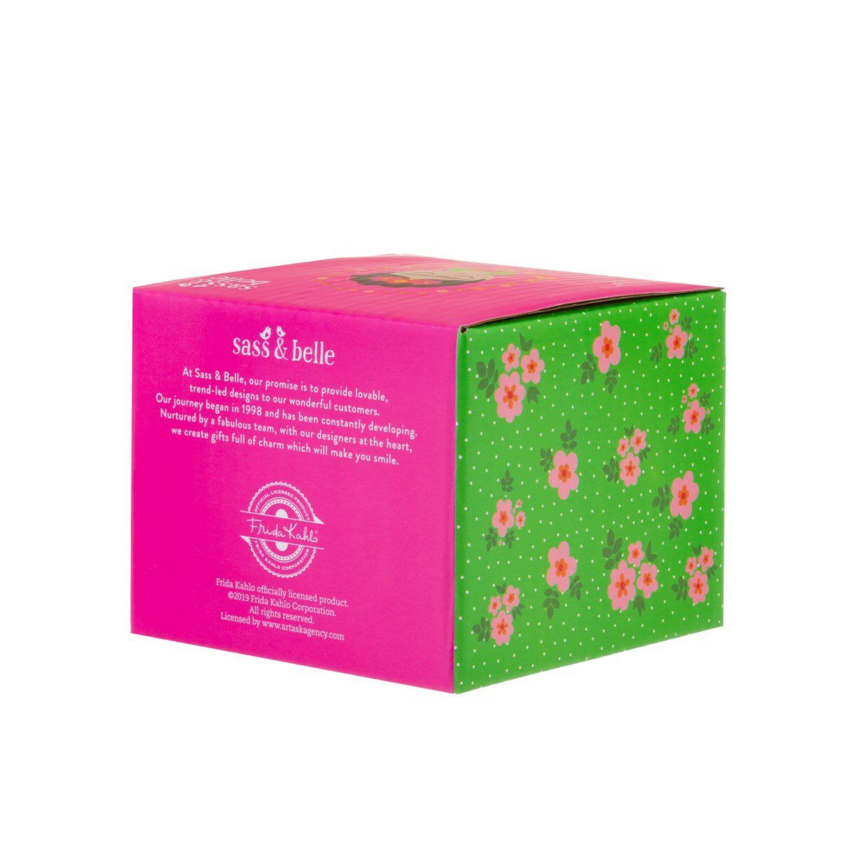Mini Frida Kahlo Blumentopf farbig