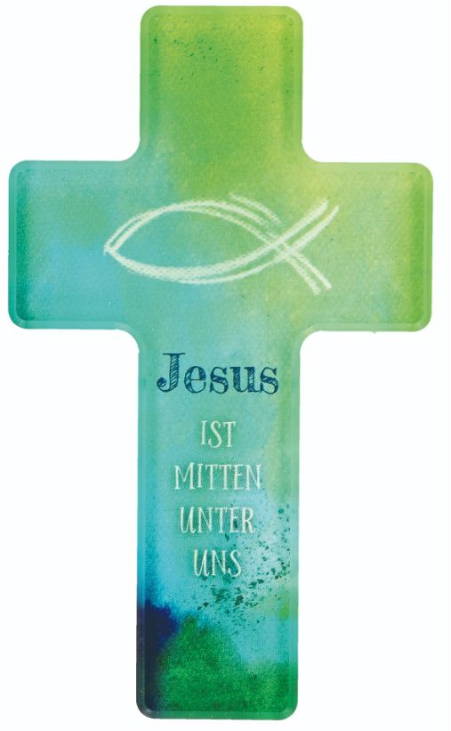 Acrylglas  Jesus ist mitten unter uns aus