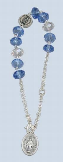 Armband Kristall blau