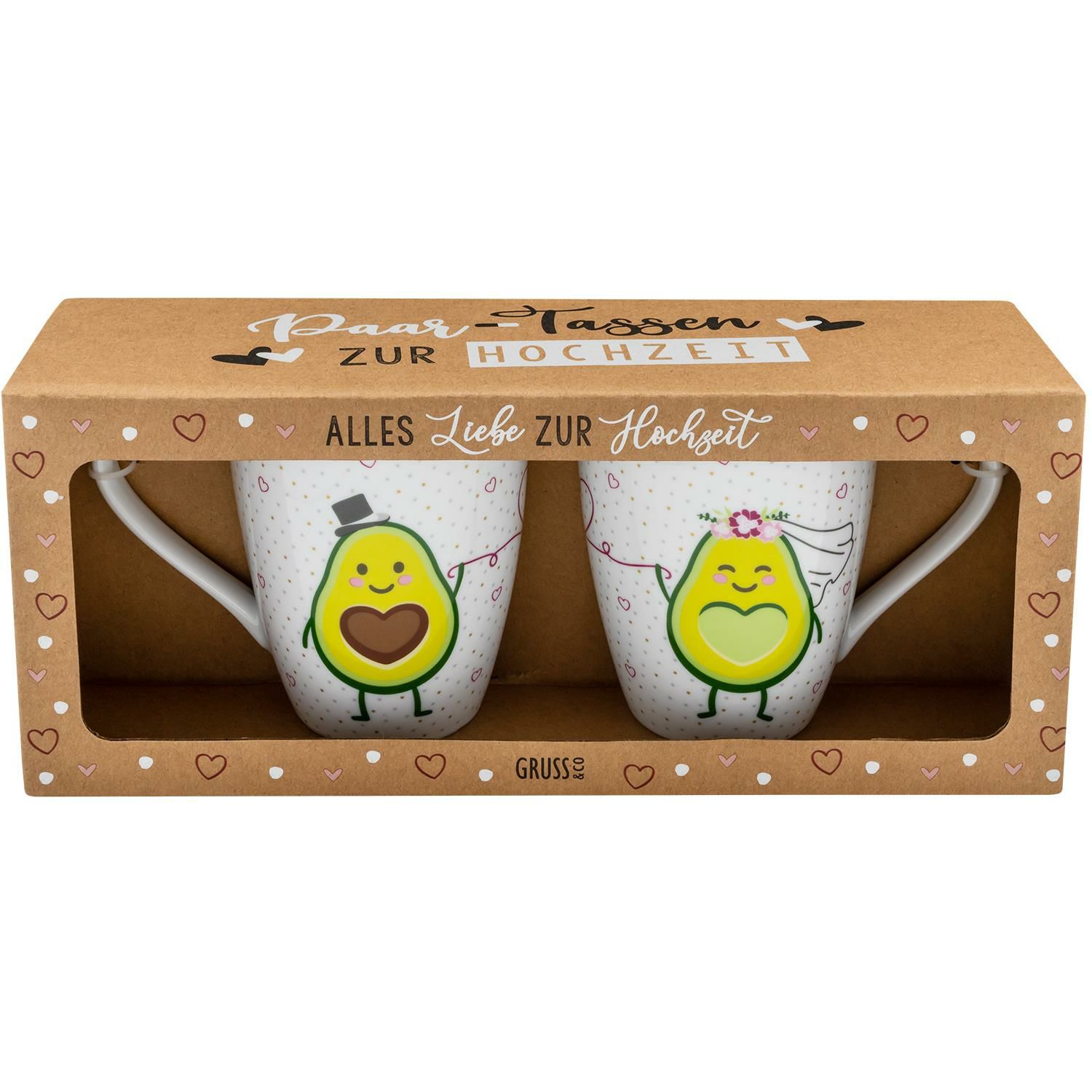 Paar-Tassen Avocados