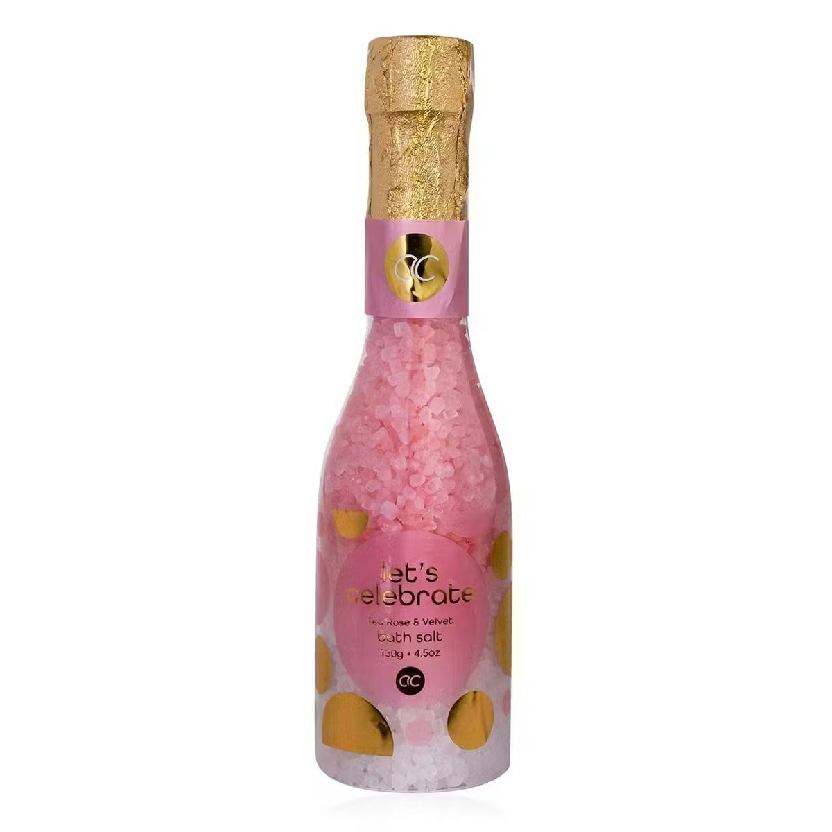 Badesalz in Sektflasche