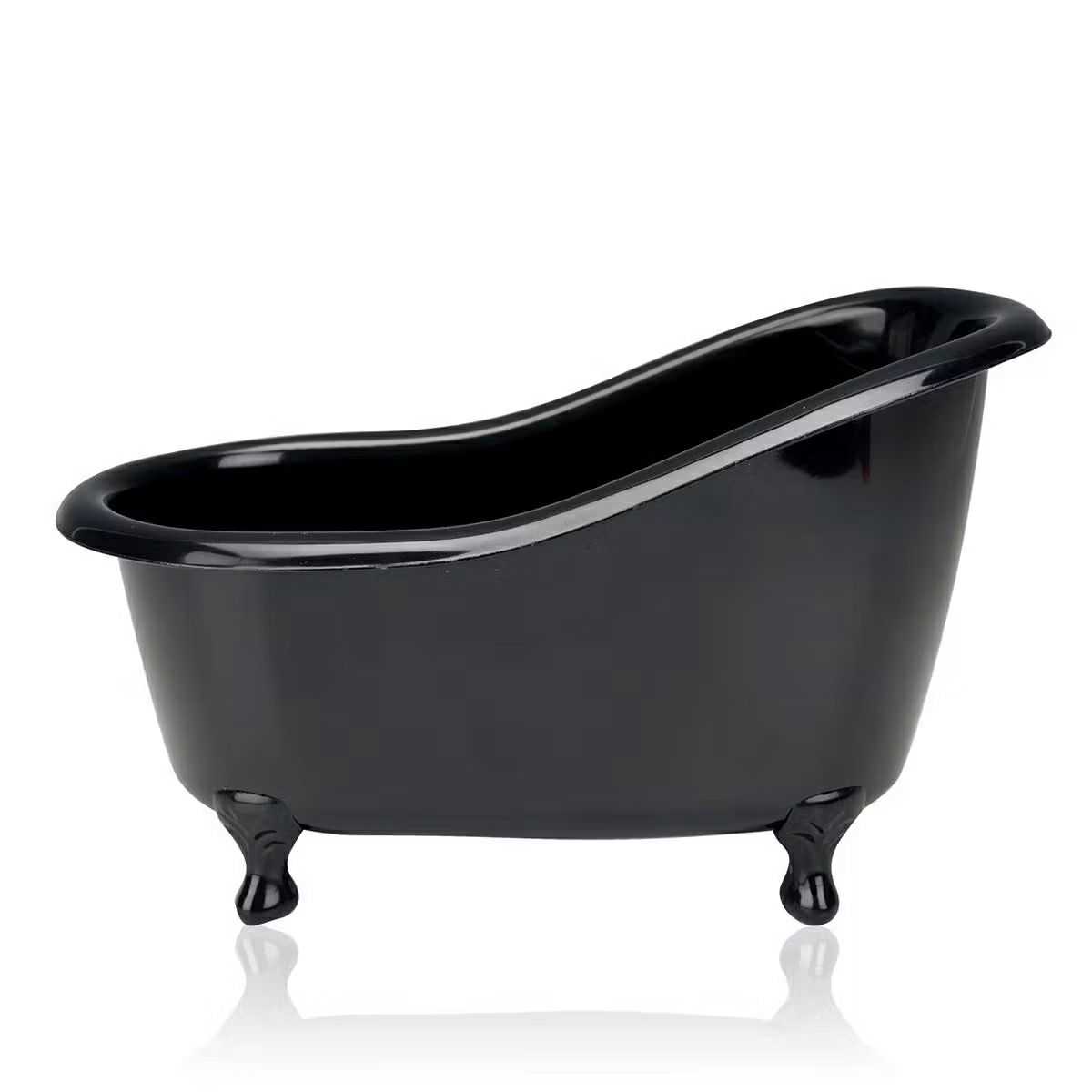 Badewanne aus Kunststoff schwarz
