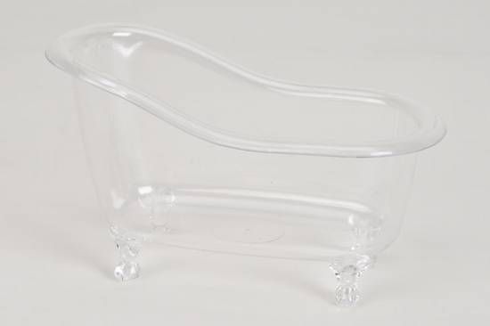 Mini-Badewanne transparent