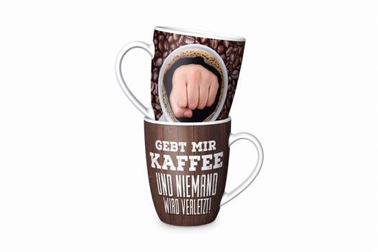 Becher Gebt mit Kaffee