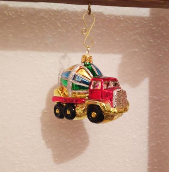 Christbaumschmuck Betonmischer