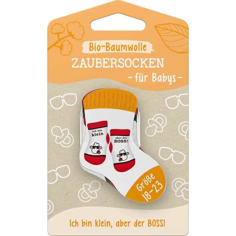 Baby-Zaubersocken Bio-Baumwolle Boss