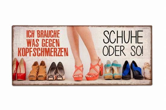 Schild Schuhe oder so