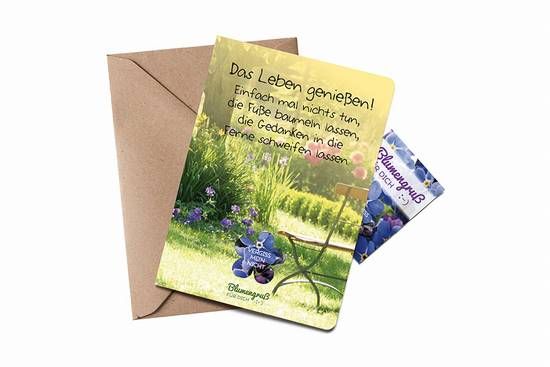Blumengruß Das Leben genießen