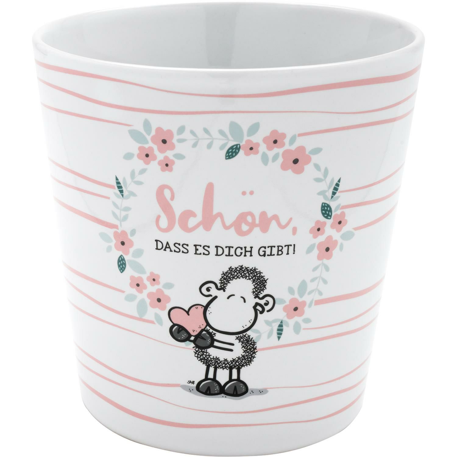 Blumenübertopf  Schön, dass es Dich gibt!