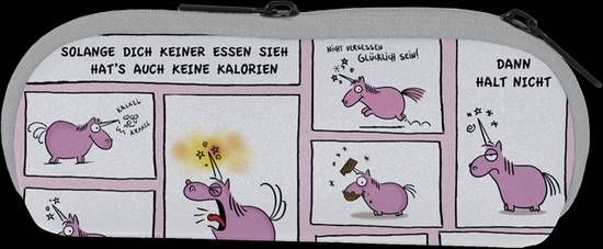 Brillenetui Einhorn