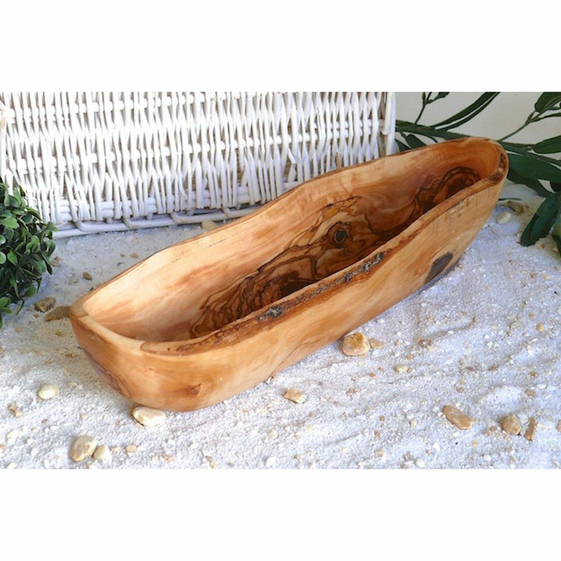 Olivenholz- Baguetteschale