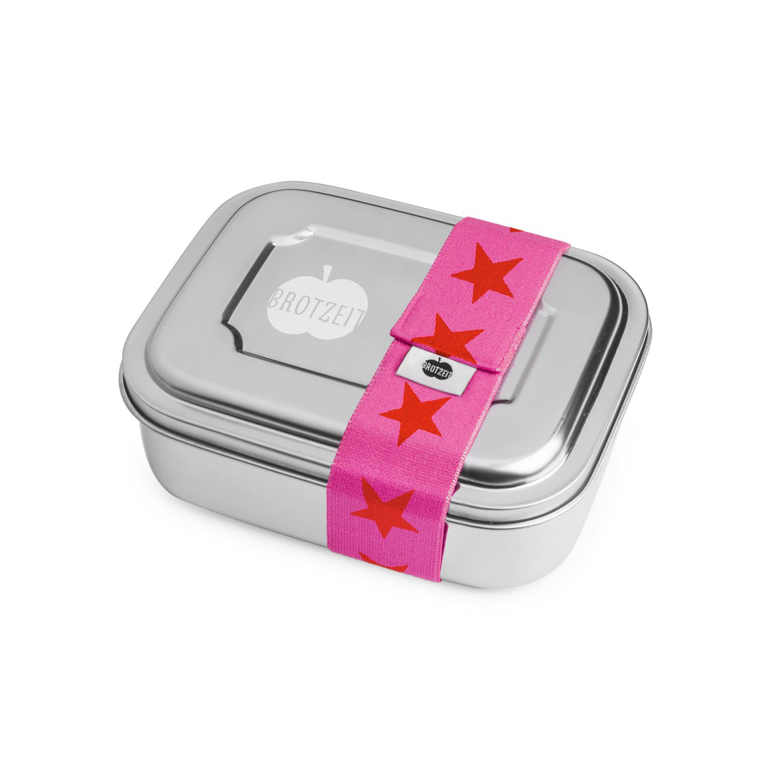 Brotzeit Zweier Lunchbox Stern rot/pink