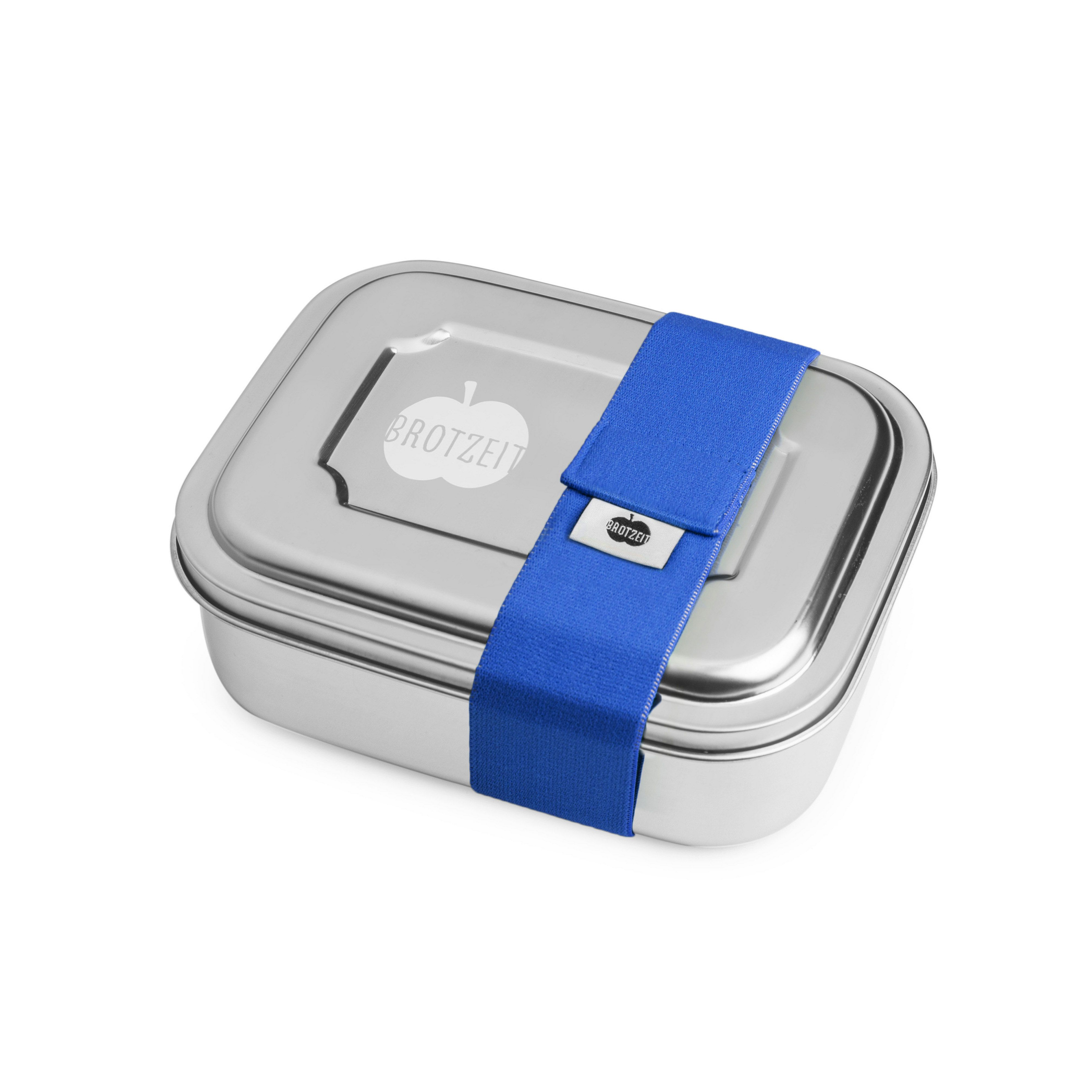 Brotzeit Zweier Lunchbox uni blau