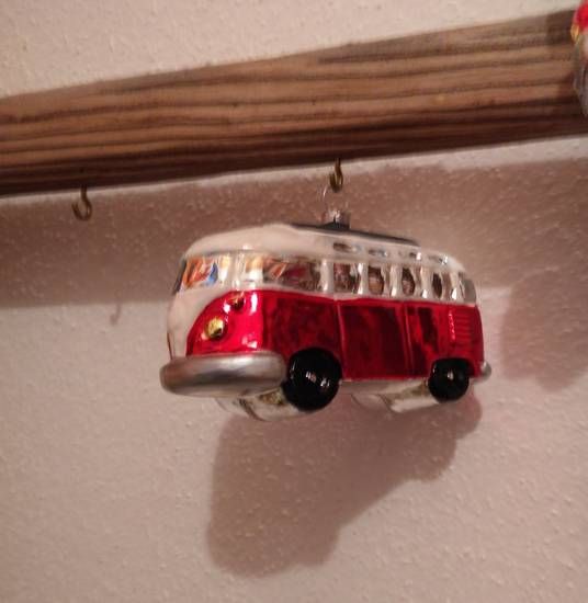 Bus rot/weiß