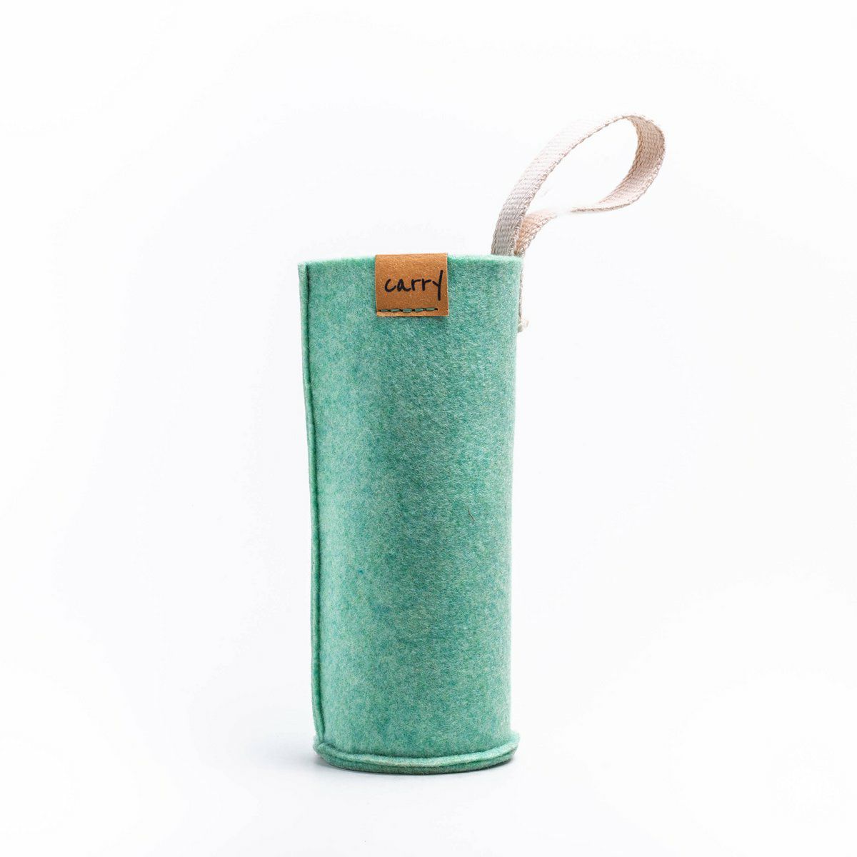 Upcycling-Flaschenhülle für Carry Bottle 07 l Minze für 0,7 l