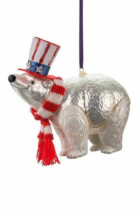X-Mas Hänger Eisbär mit Zylinder