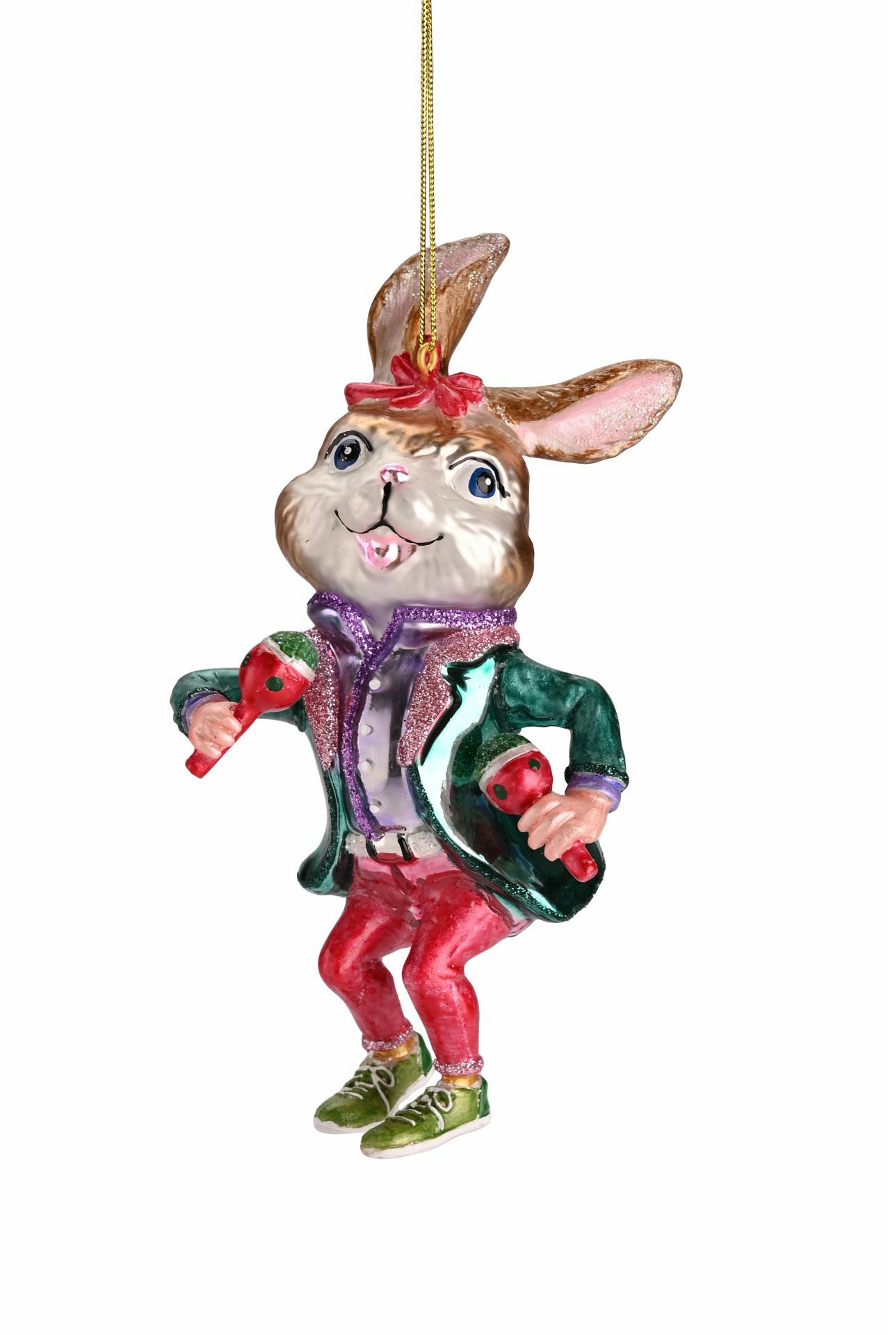 X-Mas Hänger Hase mit Rasseln