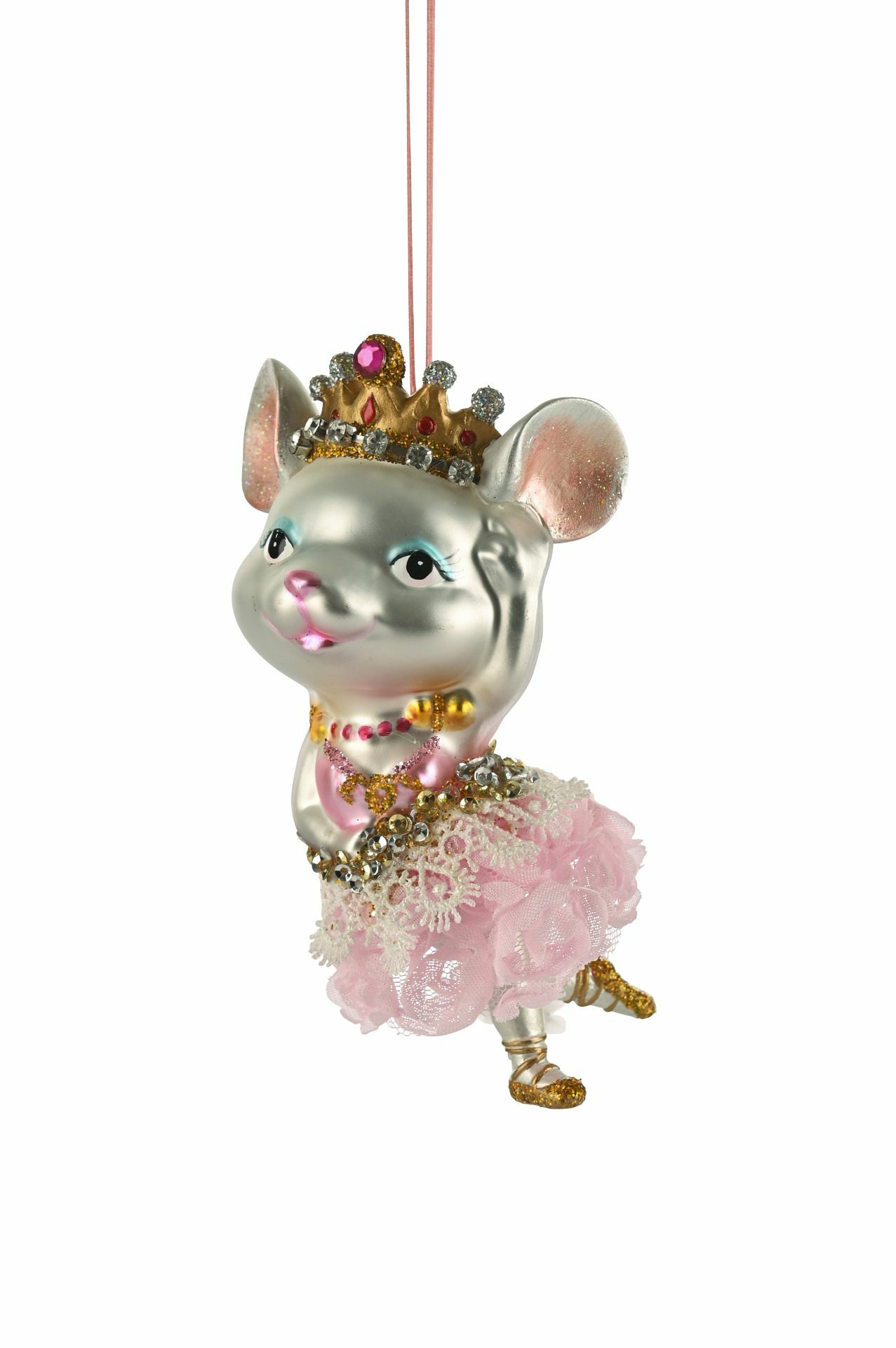 Glashänger tanzende Maus