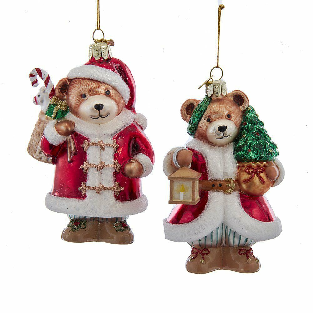 Kurt S. Adler Weichnachstbär  Weihnachtsbär mit Geschenken