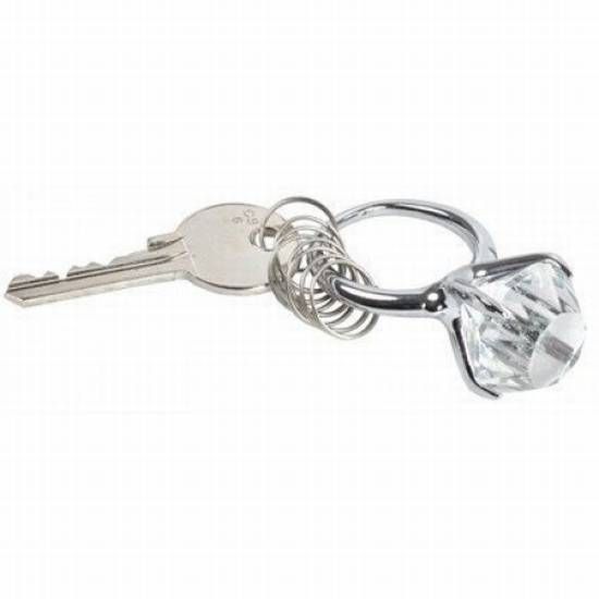 Diamond Key Ring