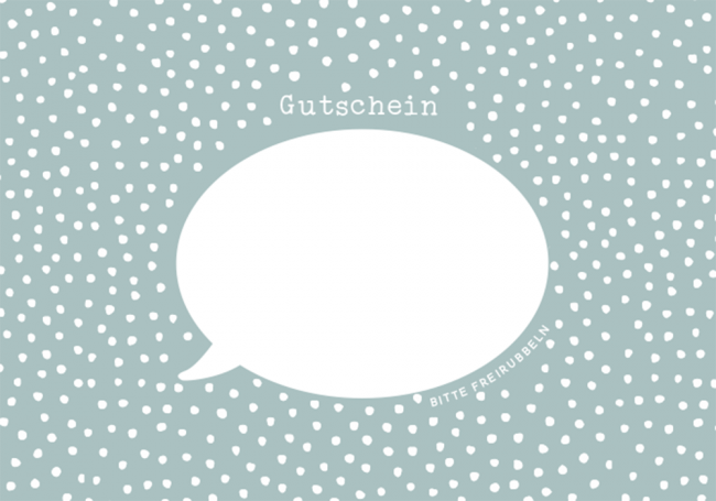 Rubbel-Doppelkarte Gutschein