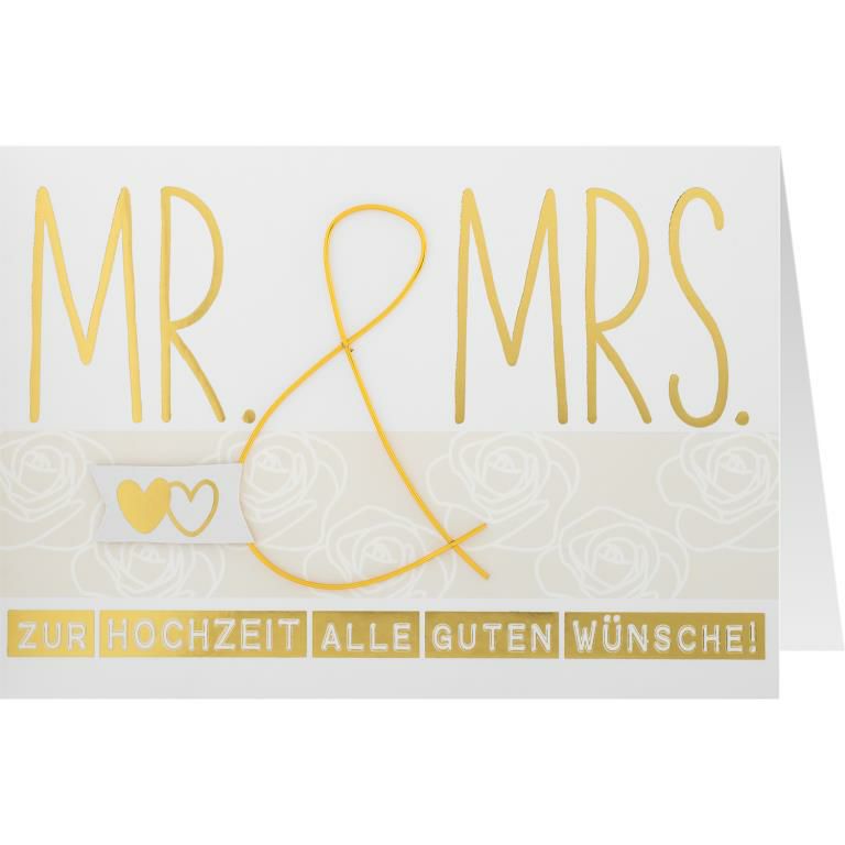 DrahtArtCard Mrs & Mrs