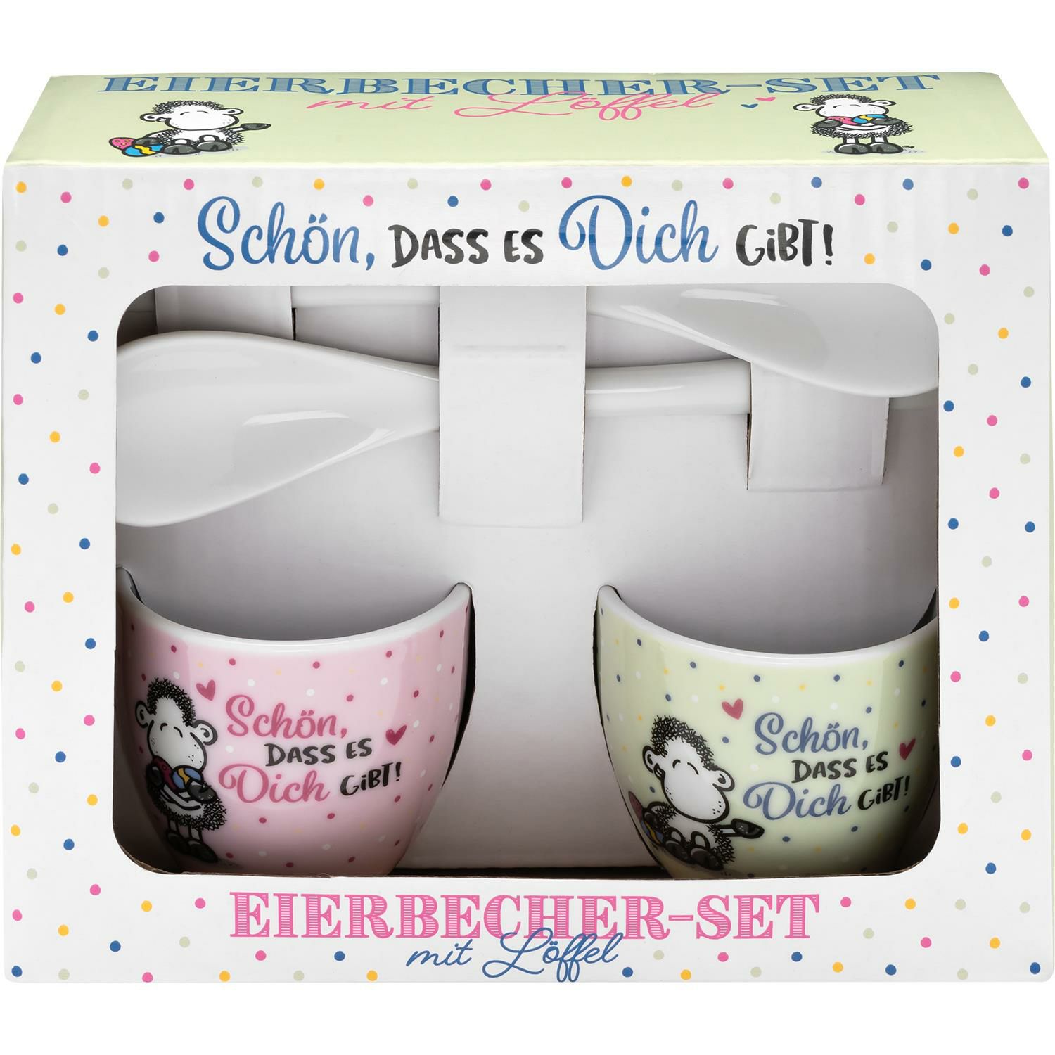 Eierbecher-Set Schön, dass es dich gibt