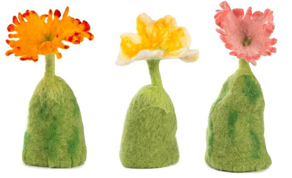 Eierwärmer Blume 3 Stück