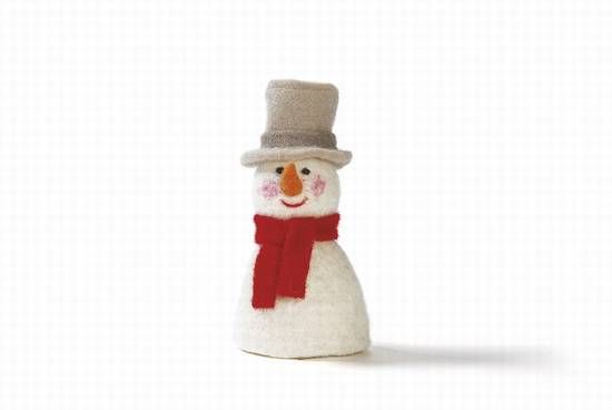 Eierwärmer Schneemann mit Schal