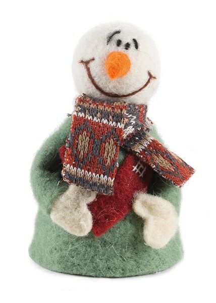 Eierwärmer Schneemann mit tollem Schal