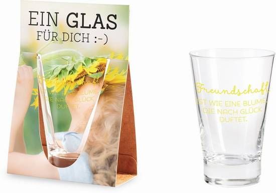 Trinkglas Freundschaft