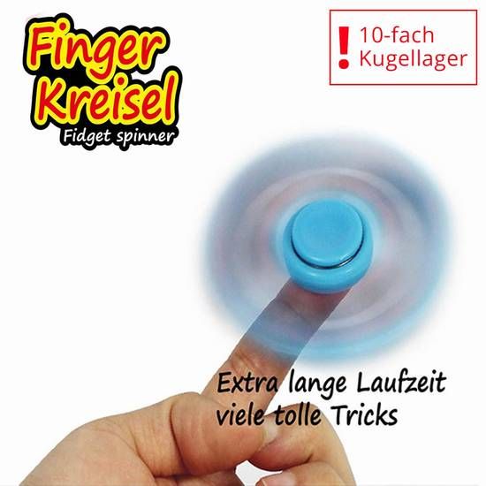  Finger Kreisel Deluxe sortiert
