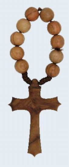 Fingerhosenkranz Olivenholz