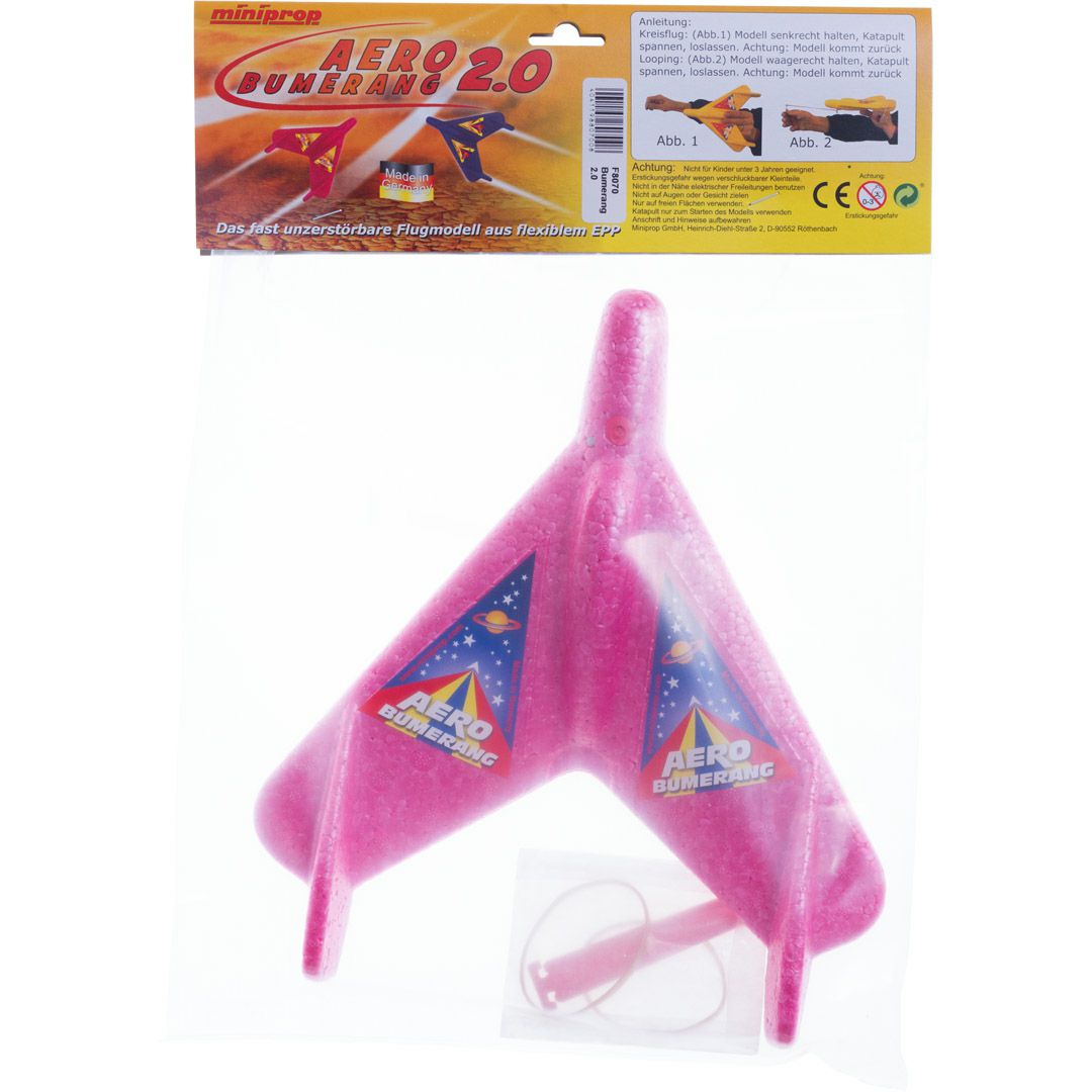 Miniprop: Catapult Glider Aero Bumerang 2.0  pink