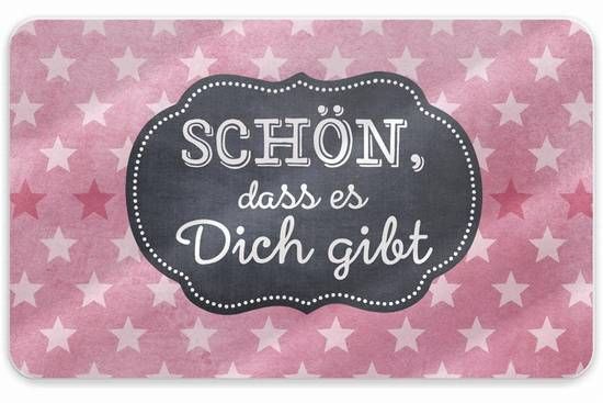 Brettchen Schön das es Dich gibt