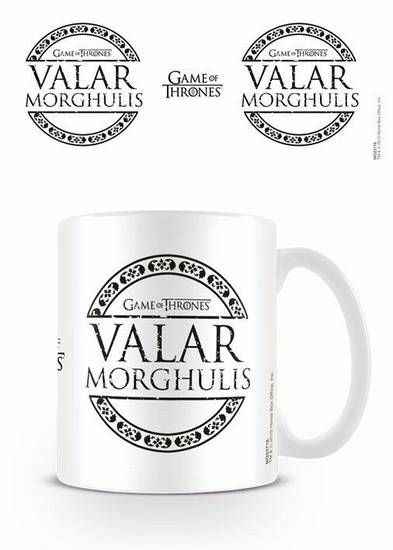 Game of Thrones Tasse Valar Morghulis