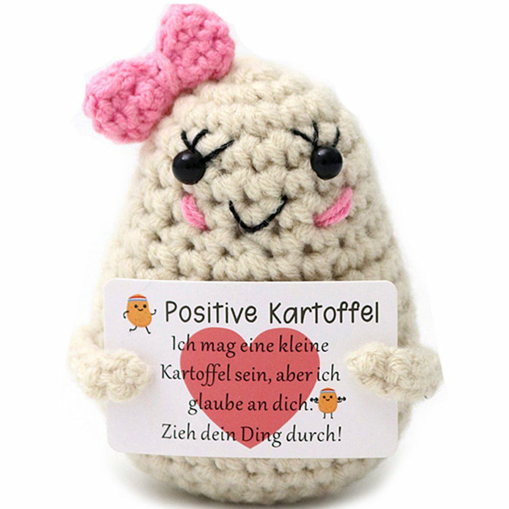 Gehäkelte Positive Kartoffel