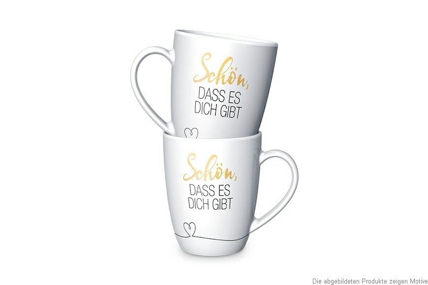 Geschenk für Dich Becher Schön mit Herz