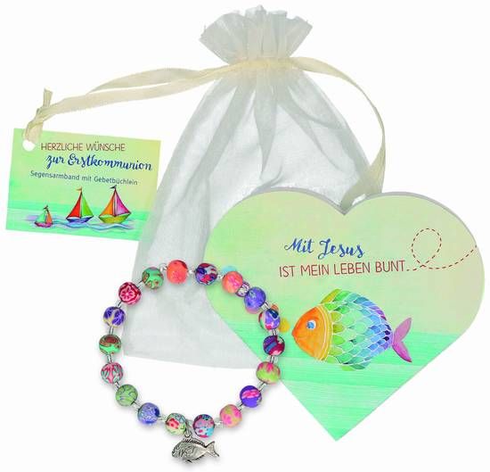 Geschenkset Mit Jesus ist mein Leben bunt