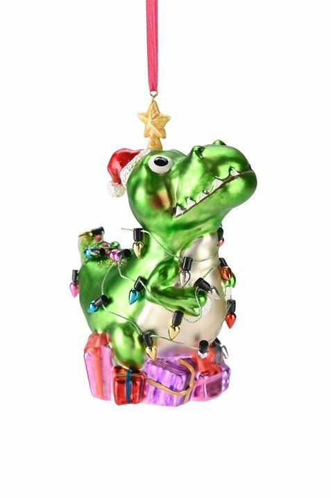Hänger Krokodil mit Lichterkette