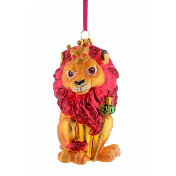 Glasschmuck Löwenkönig