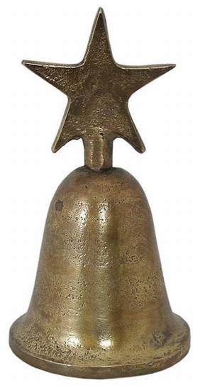 Glocke mit Stern antik
