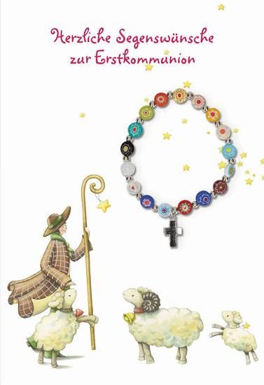 Segenswünsche zur Erstkommunion mit Armband