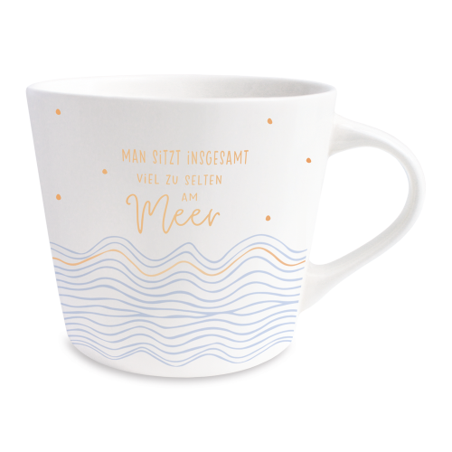 Goldstücke Tasse Meer