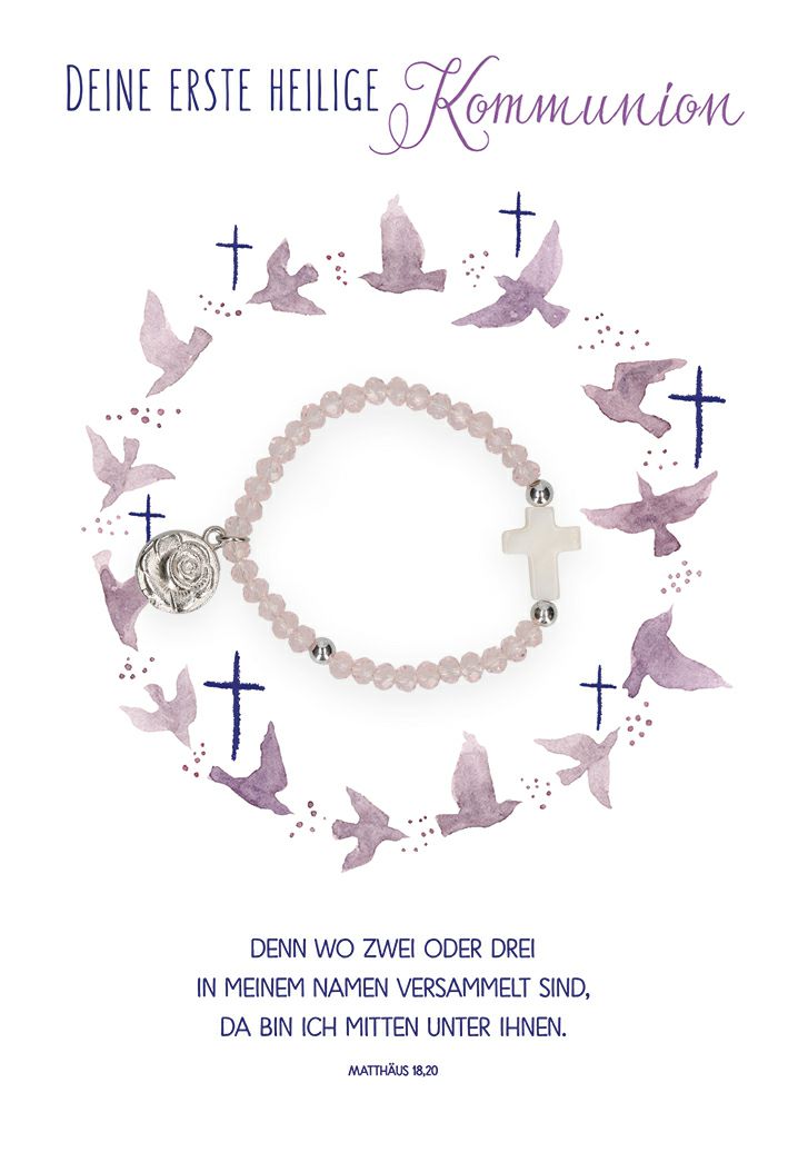 Glückwunschkarte mit Armband 