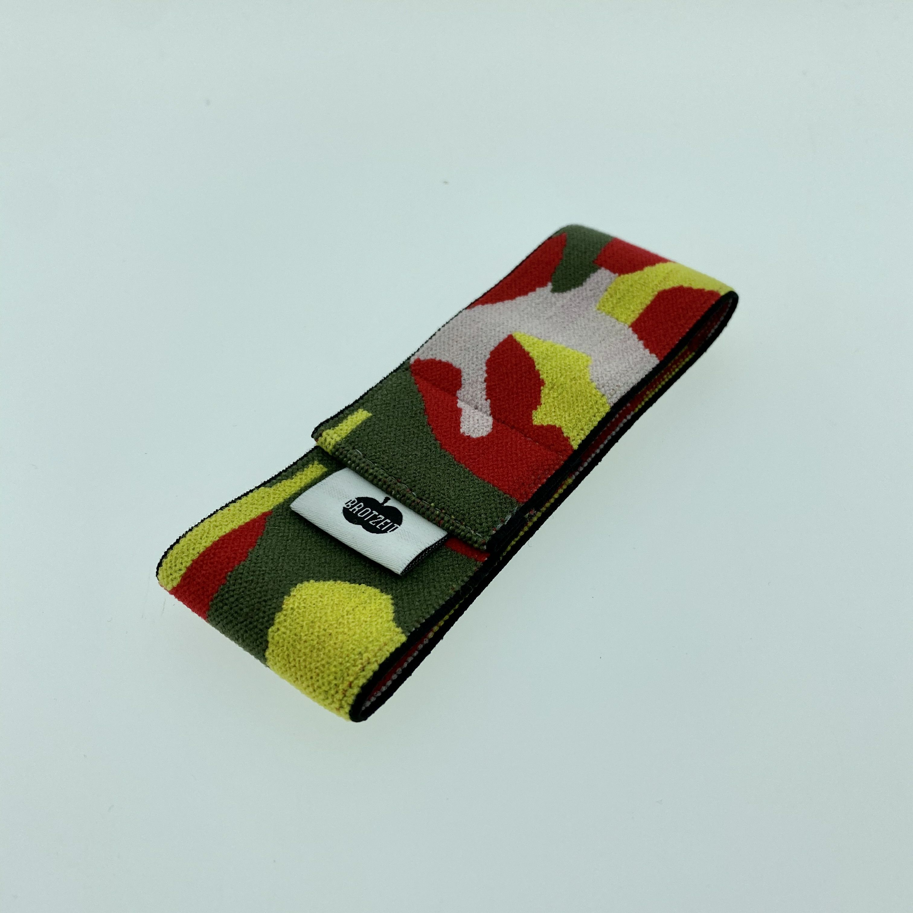 Brotzeit Gummi-Ersatzband  camouflage rot gelb
