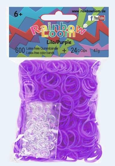 Rainbow Loom® Gummibänder Lila