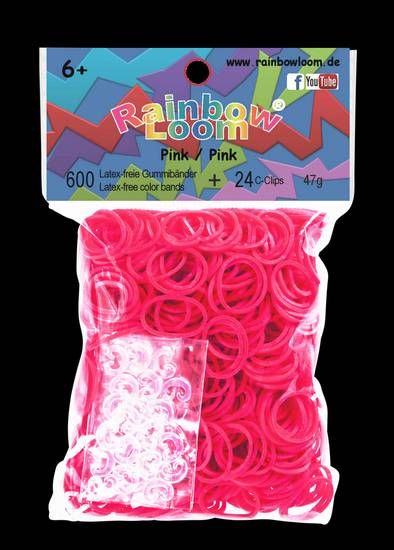 Rainbow Loom® Gummibänder Pink
