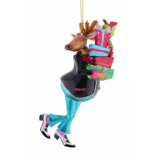 Hänger Rentier mit Geschenken