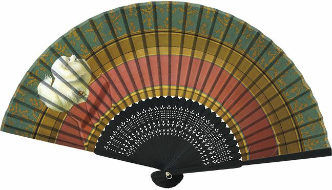 Handfächer Doggs-Bunte Hunde